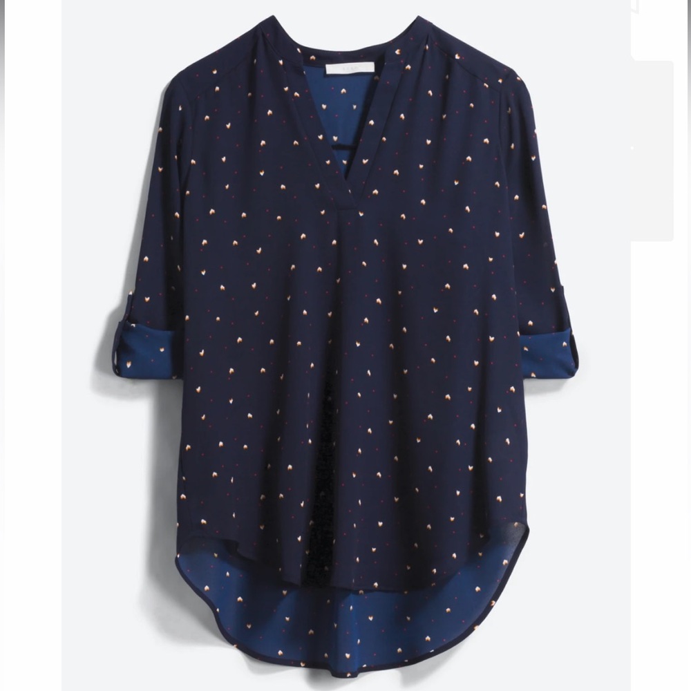 Warren Split Neck Blouse